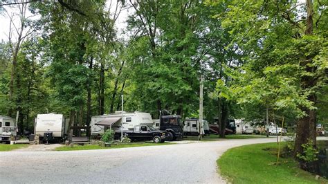 indiana state parks with full hookup camping
